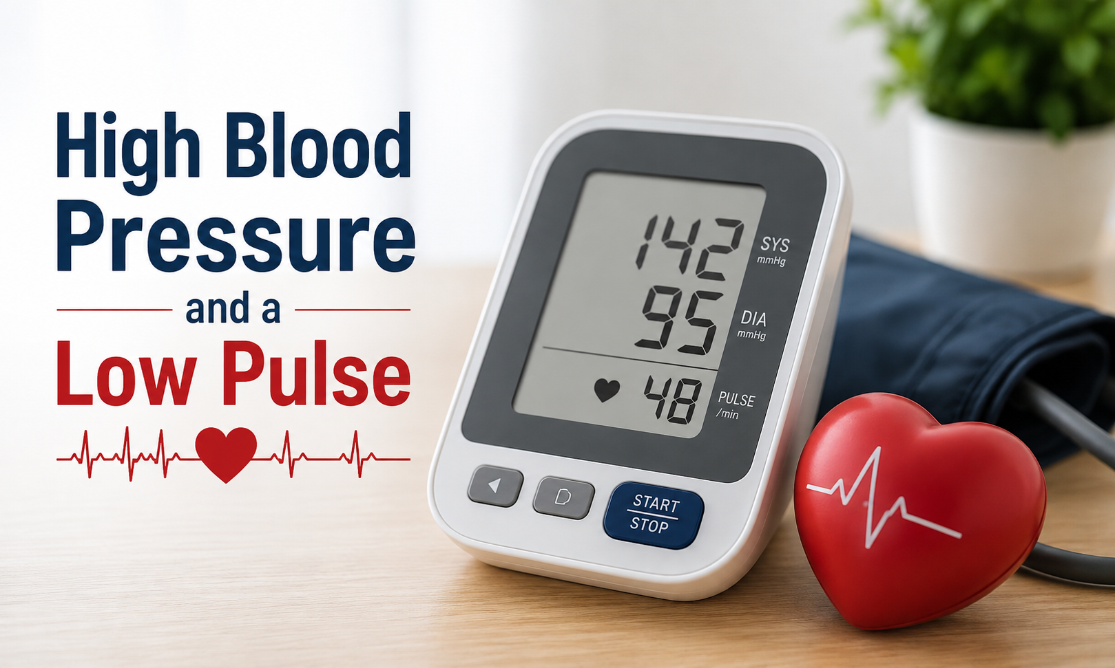 High Blood Pressure and a Low Pulse: What the Two Numbers Mean Together